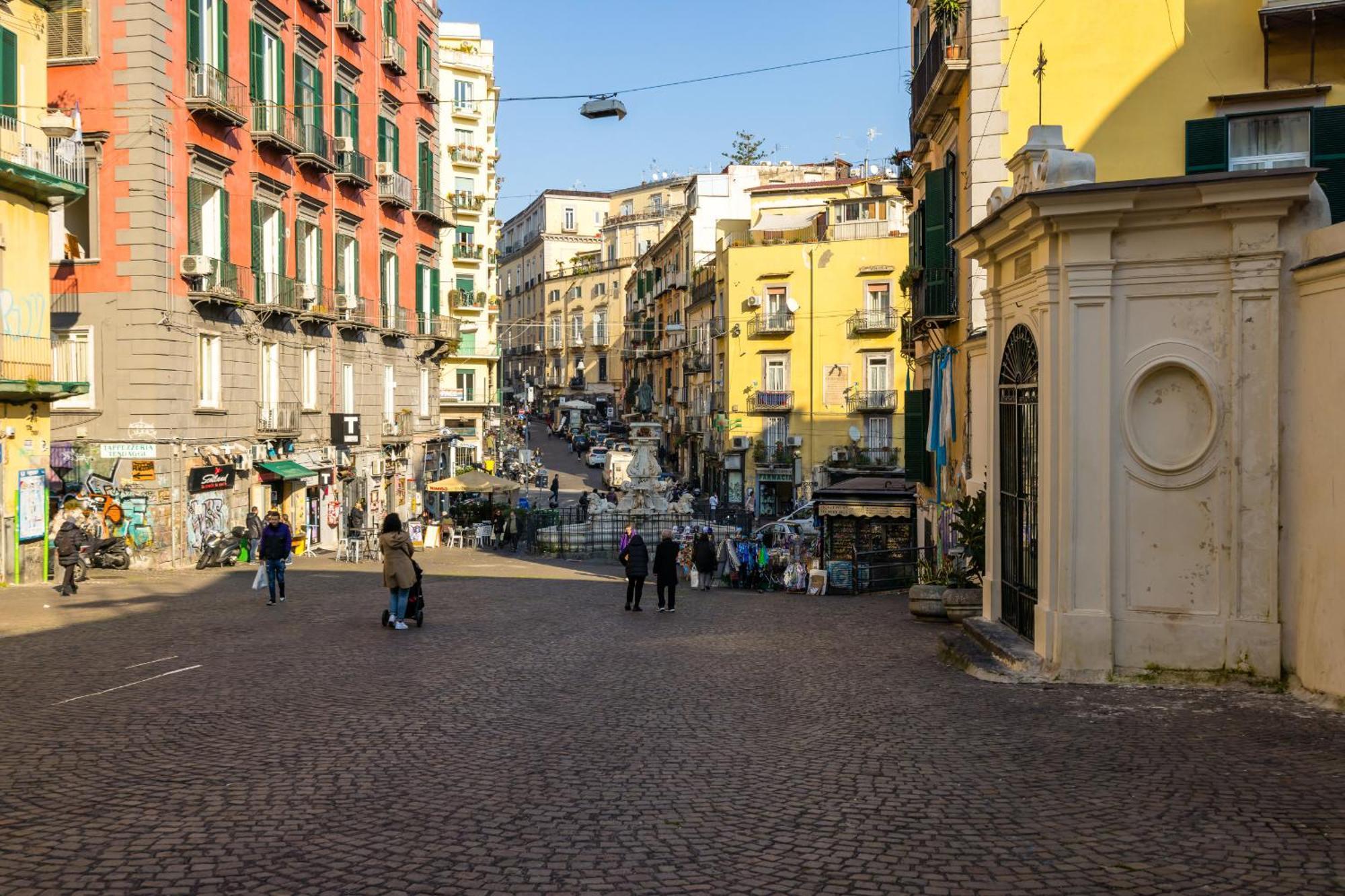 City Soul Apartment Blue Napoli Dış mekan fotoğraf
